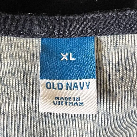 Old Navy Velvet Floral Top Womens XL Fitted Black Blue Whimsigoth Dark Romantic - Picture 7 of 9